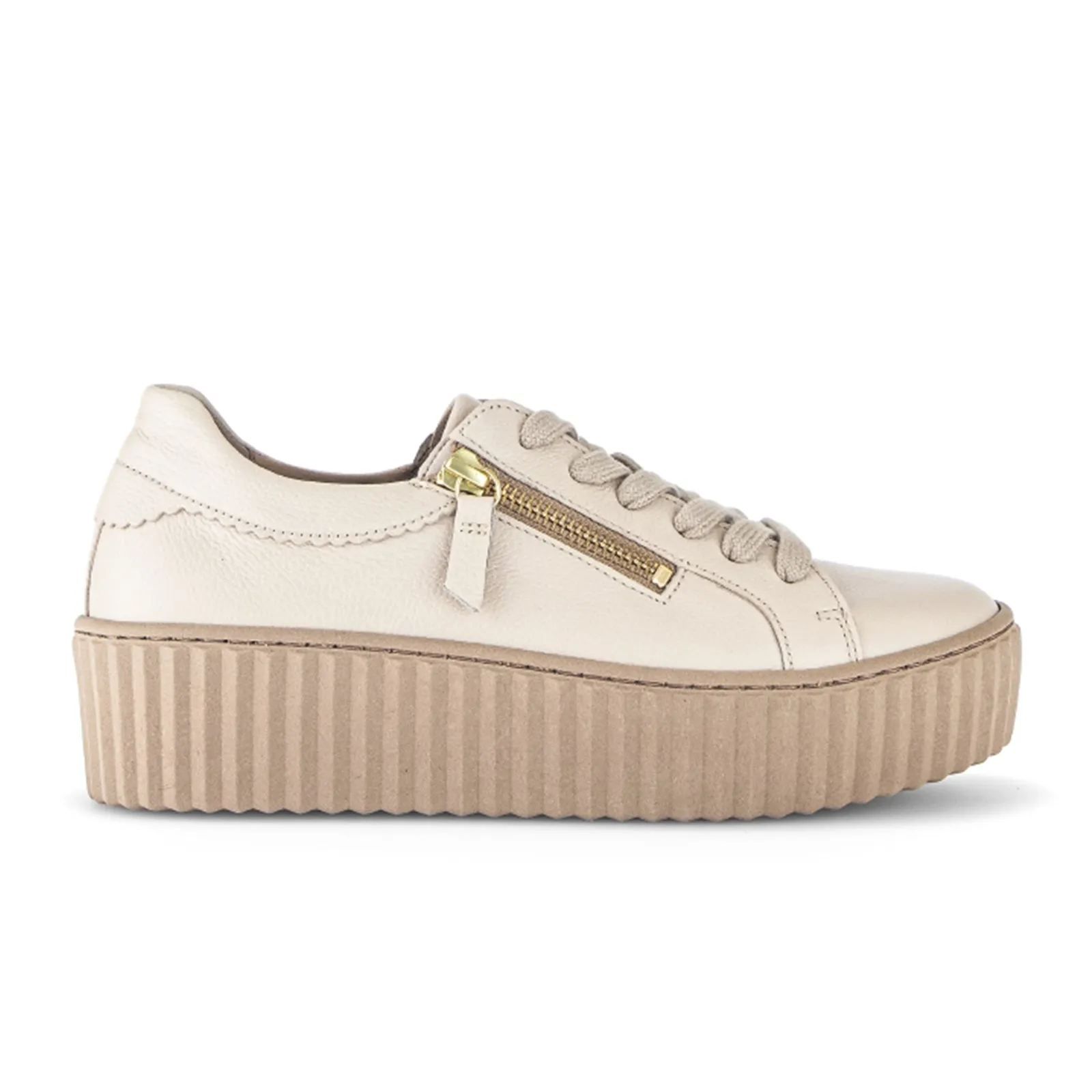 Gabor 23200 Double Zip Platform Sneaker (Women) - Cervo/Sand