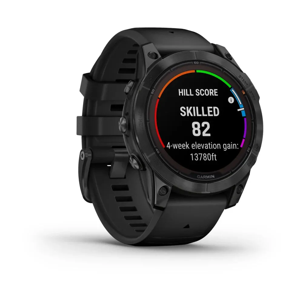 Garmin Fēnix® 7 Pro – Solar Edition (No Wi-Fi®) Slate Gray with Black Band 47mm