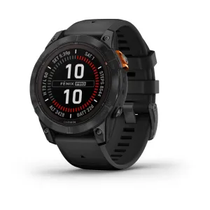 Garmin Fēnix® 7 Pro – Solar Edition (No Wi-Fi®) Slate Gray with Black Band 47mm