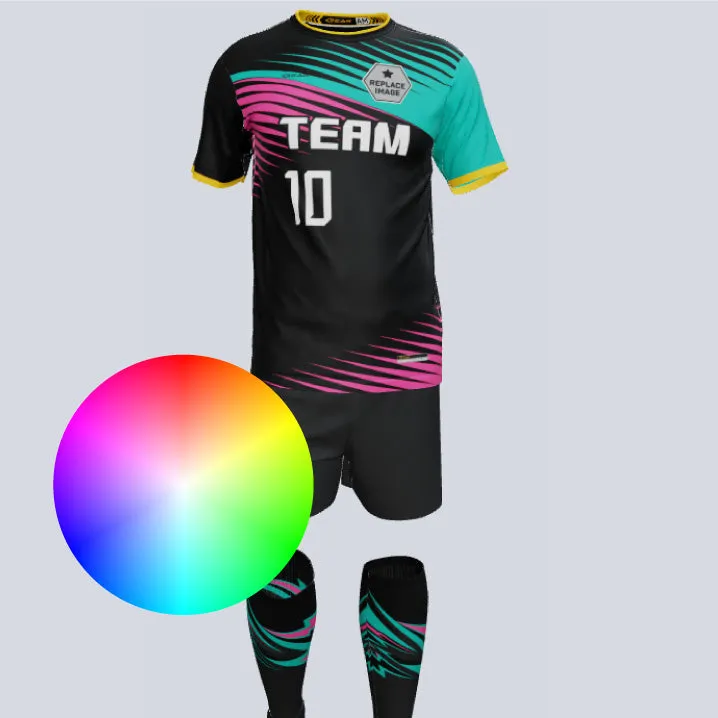 Gear Premium Slash Custom Soccer Uniform w/Custom Socks