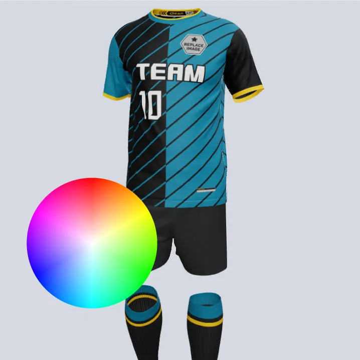 Gear Premium Split Custom Soccer Uniform w/Custom Socks