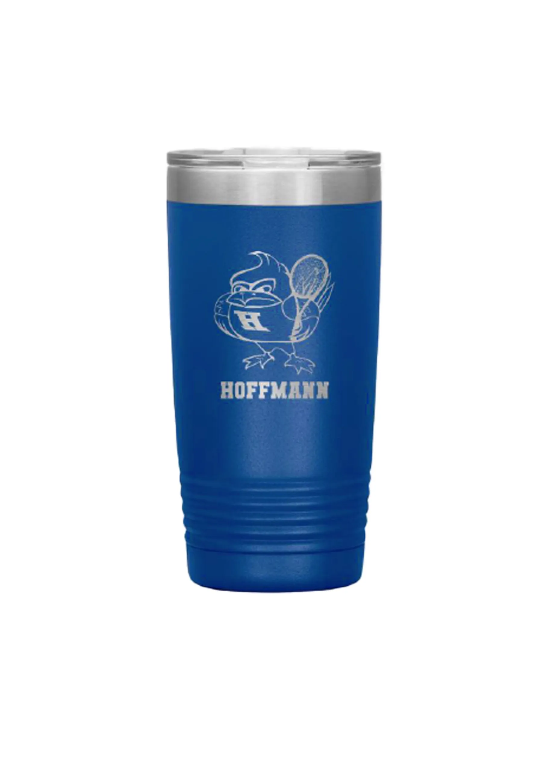 Highlands Sports Blue Stainless Steel Etched Tumbler