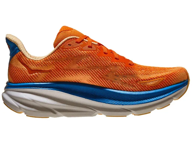 Hoka | Clifton 9 | Men's | Vibrant Orange/Impala