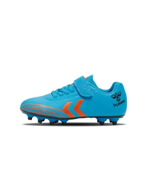 hummel Top Star Jr FG Soccer Cleats (blue/orange)