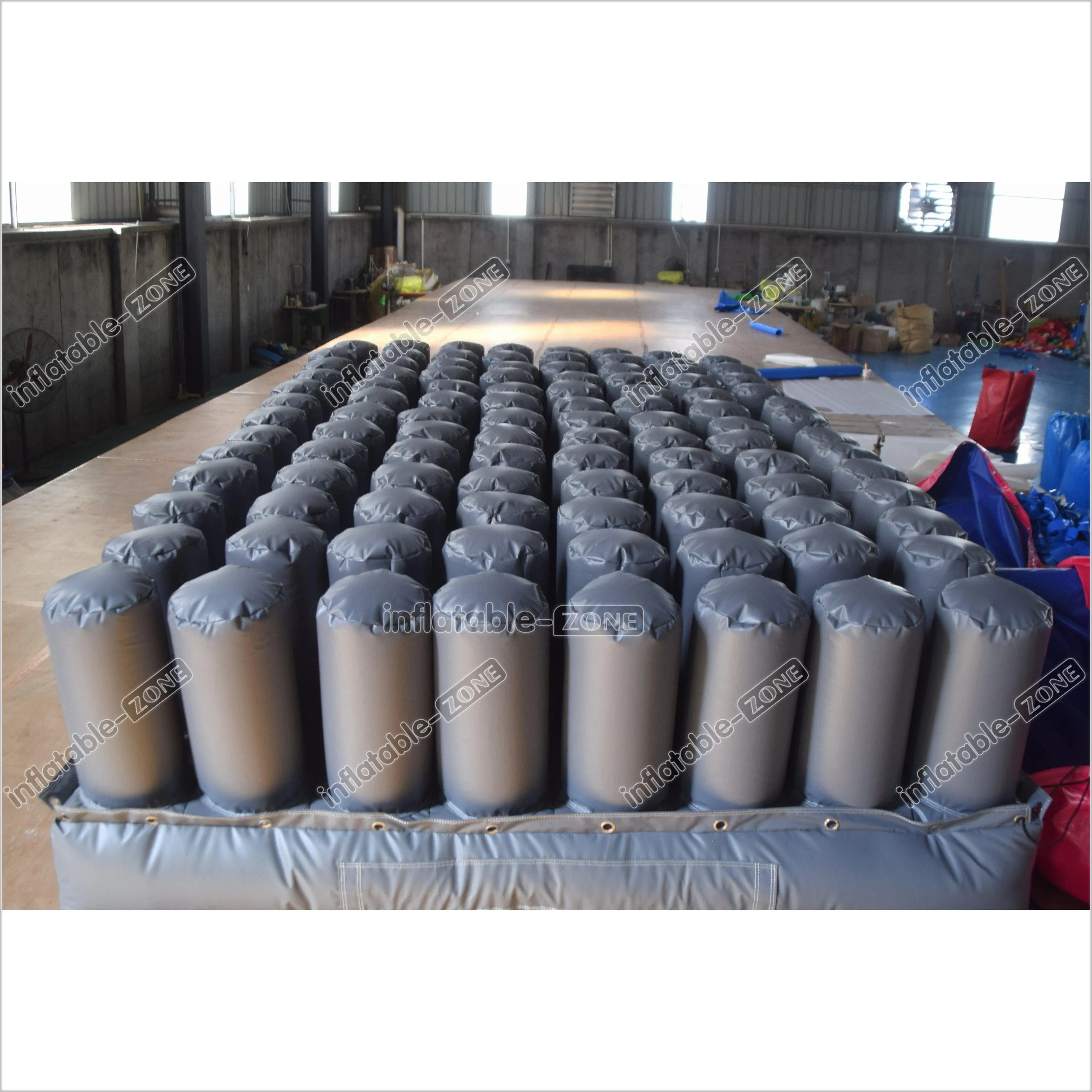 Indoor Trampoline Park Inflatable Foam Pit Air Bag Sealed Top Cover Inflatable Jump Stunt Airbag With Pillars