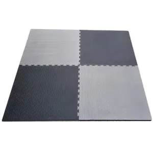 Interlocking Jigsaw Mats 2cm Black / Grey (Sale)