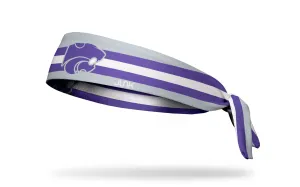 Kansas State University: Football Stripe Tie Headband