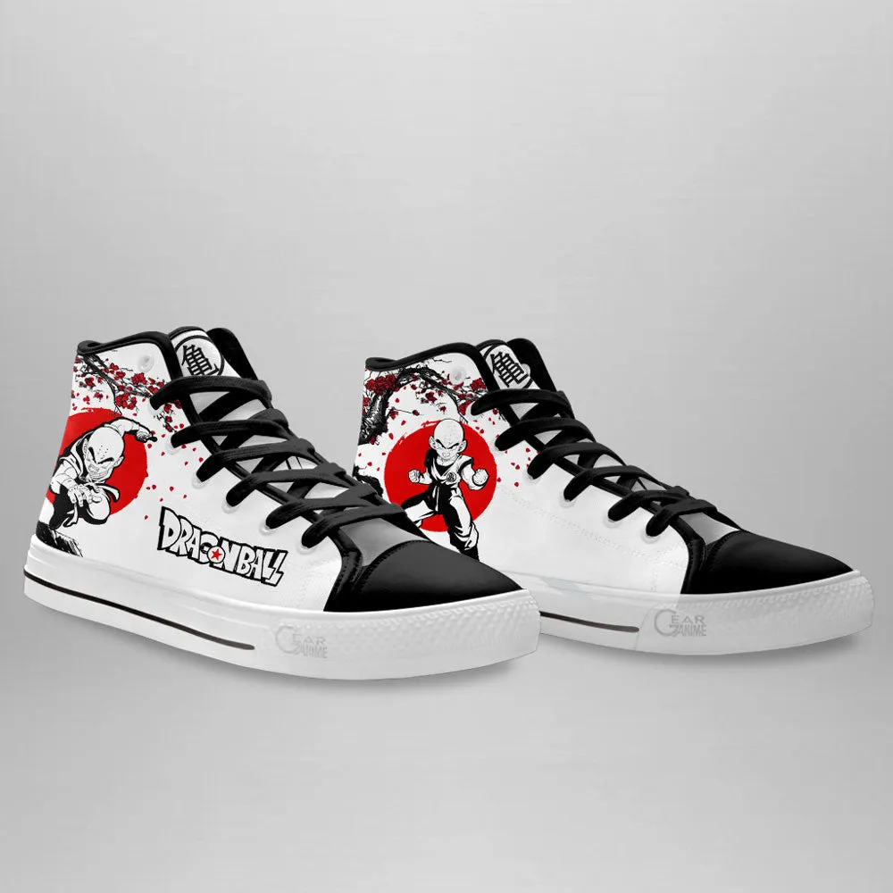 Klilyn High Top Shoes Custom Dragon Ball Anime Sneakers Japan Style