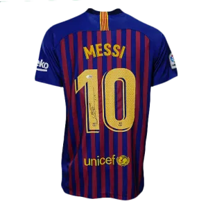 Lionel Messi Signed FC Barcelona Soccer Jersey (Beckett)