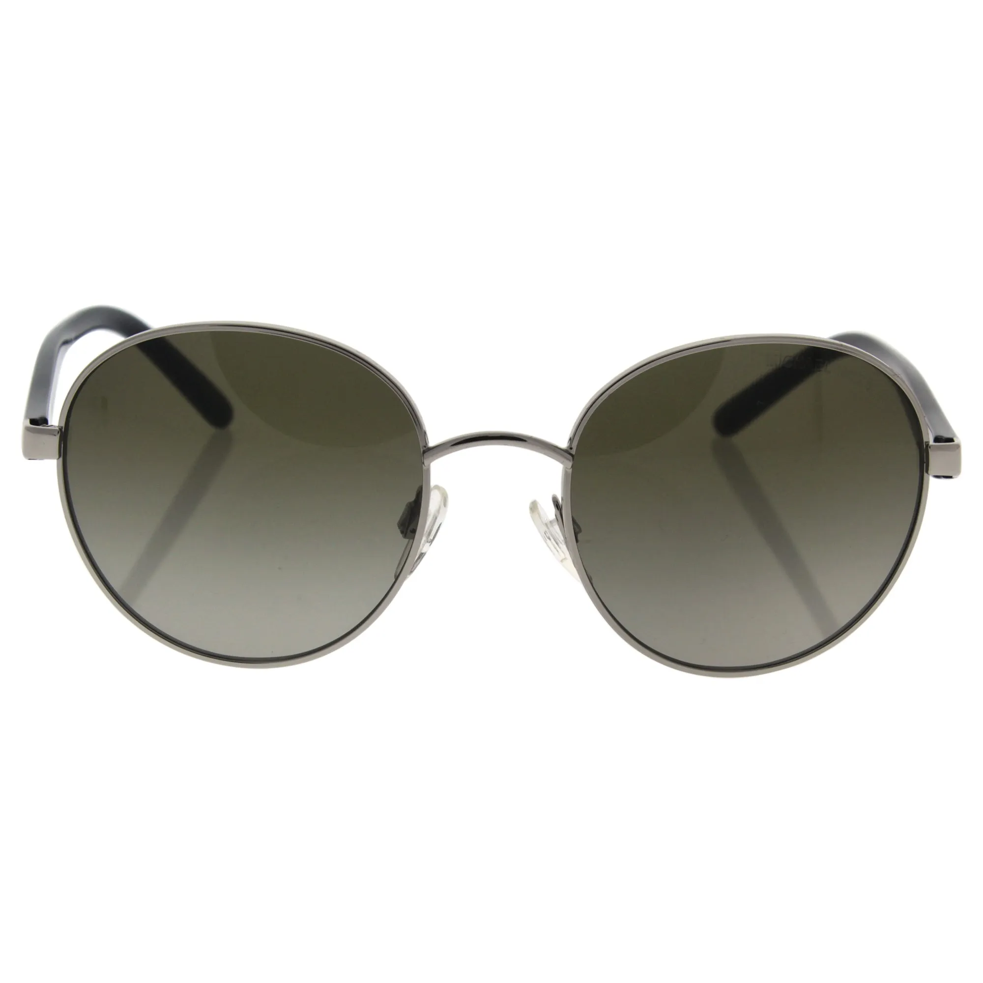 Michael Kors Women's Sadie III Sunglasses, Silver Black/Green Gradient, One Size