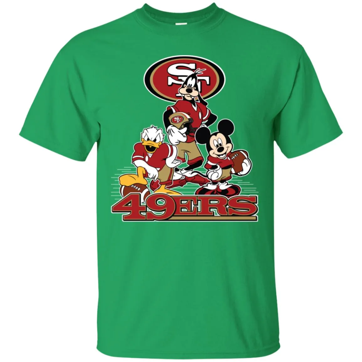 Mickey Mouse San Francisco 49ers American Football Nfl Sports Shirt