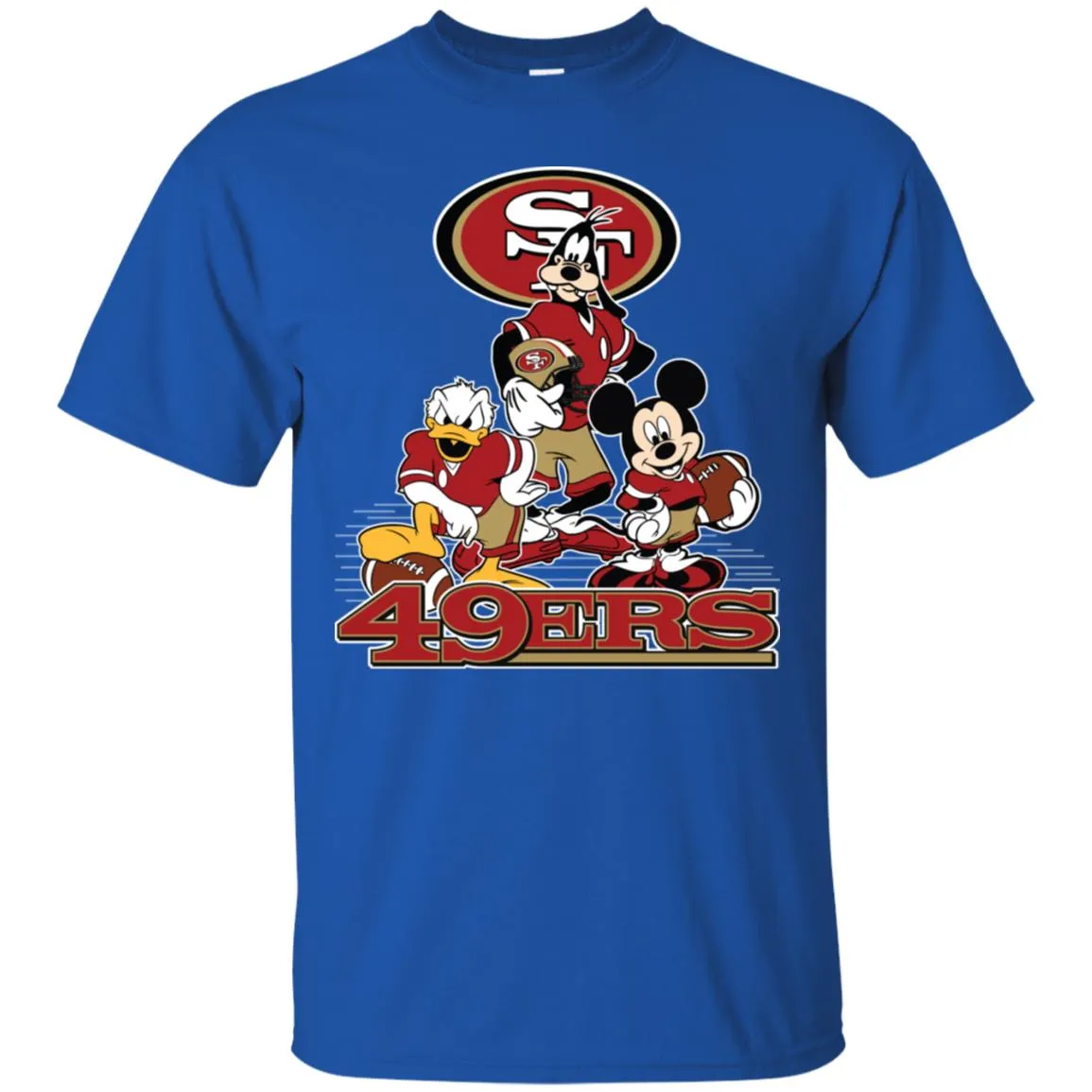 Mickey Mouse San Francisco 49ers American Football Nfl Sports Shirt