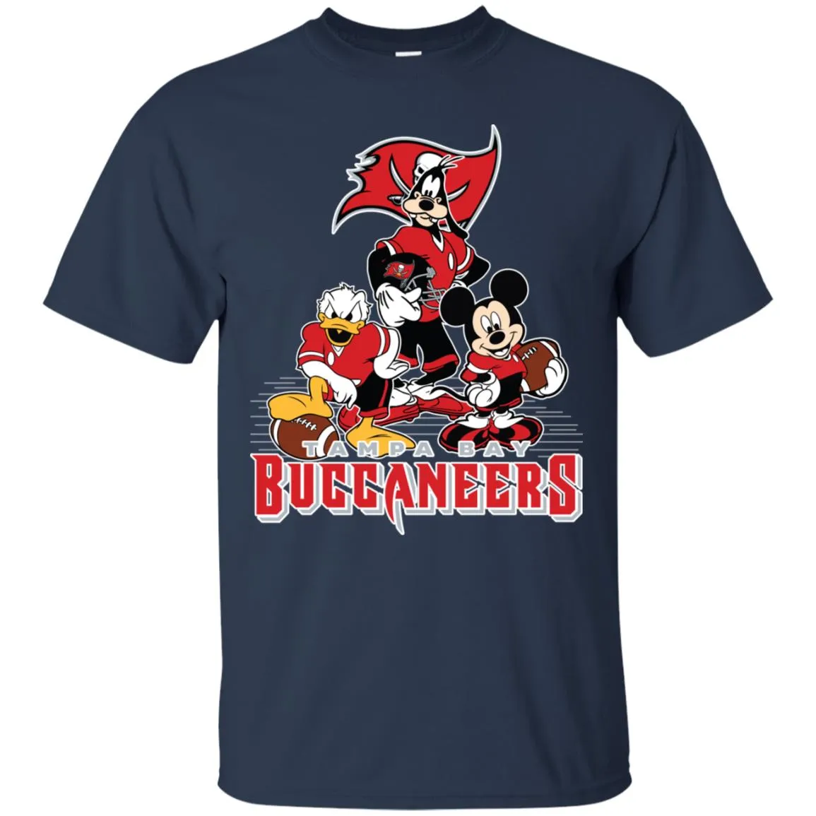 Mickey Mouse Tampa Bay Buccaneers American Football Nfl Sports Shirt