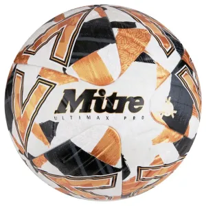 Mitre Ultimax Pro Soccer Ball - White/Gold/Black