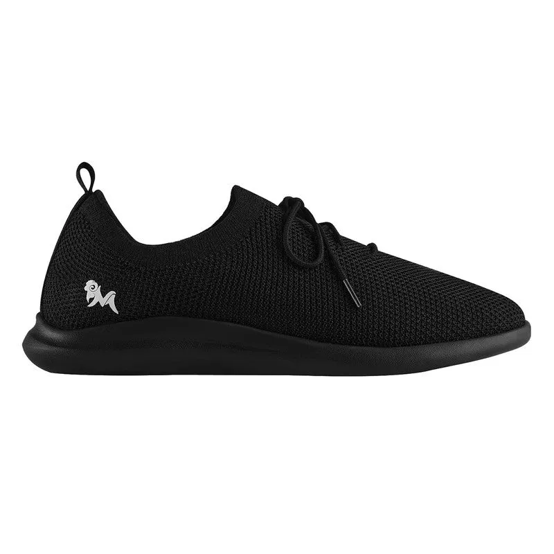 Neeman's ReLive Knit Sneakers for Men | Hale Black | Light-Weight & Comfortable