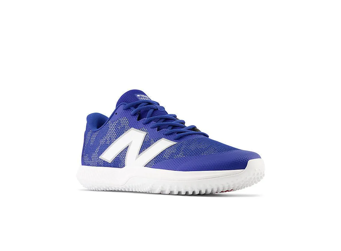 New Balance Men's FuelCell 4040 V7 Turf Baseball Shoes - Team Royal / White - T4040TB7