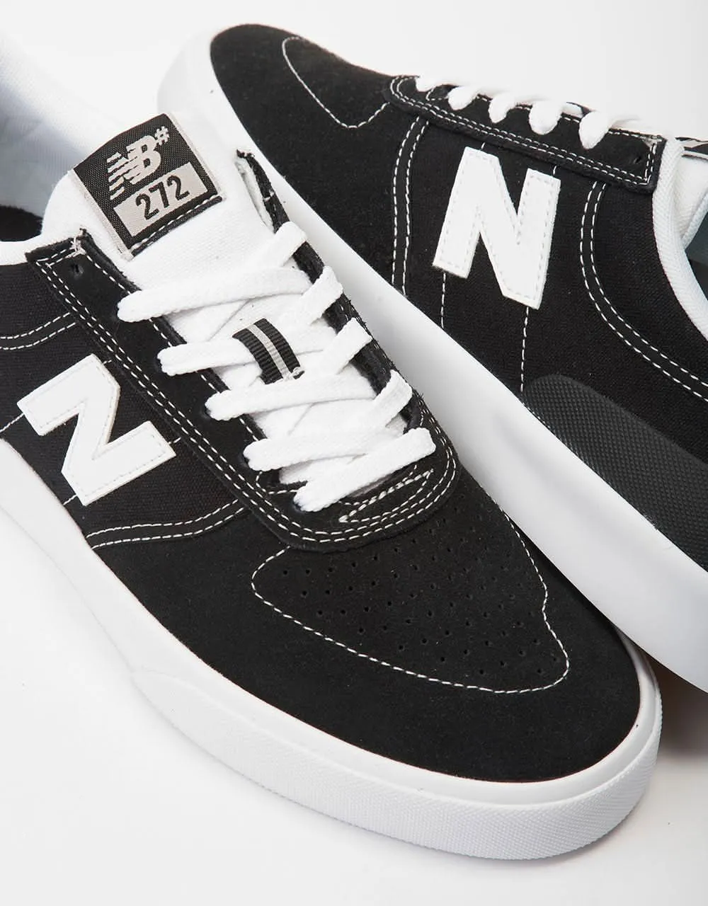 New Balance Numeric 272 Skate Shoes - Black/White/White