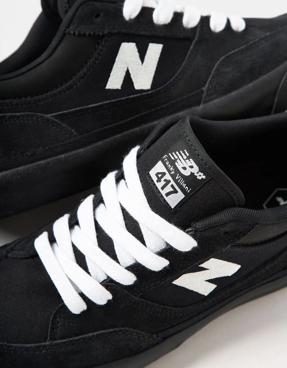 New Balance Numeric Franky Villani 417 Low Skate Shoes - Black/Black