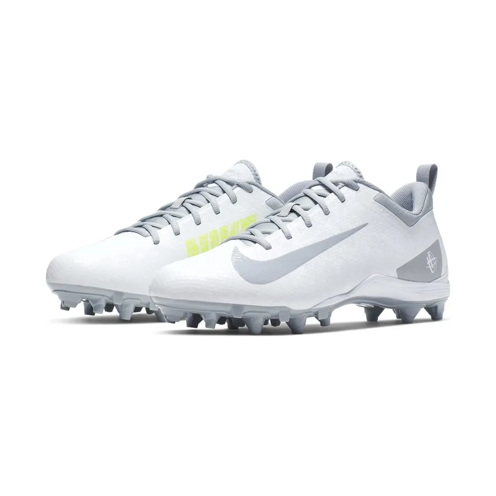 Nike Alpha Huarache 7 Varsity Low White/Grey Lacrosse Cleats