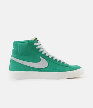 Nike Blazer Mid '77 Suede Shoes - Neptune Green / Pure Platinum - Sail