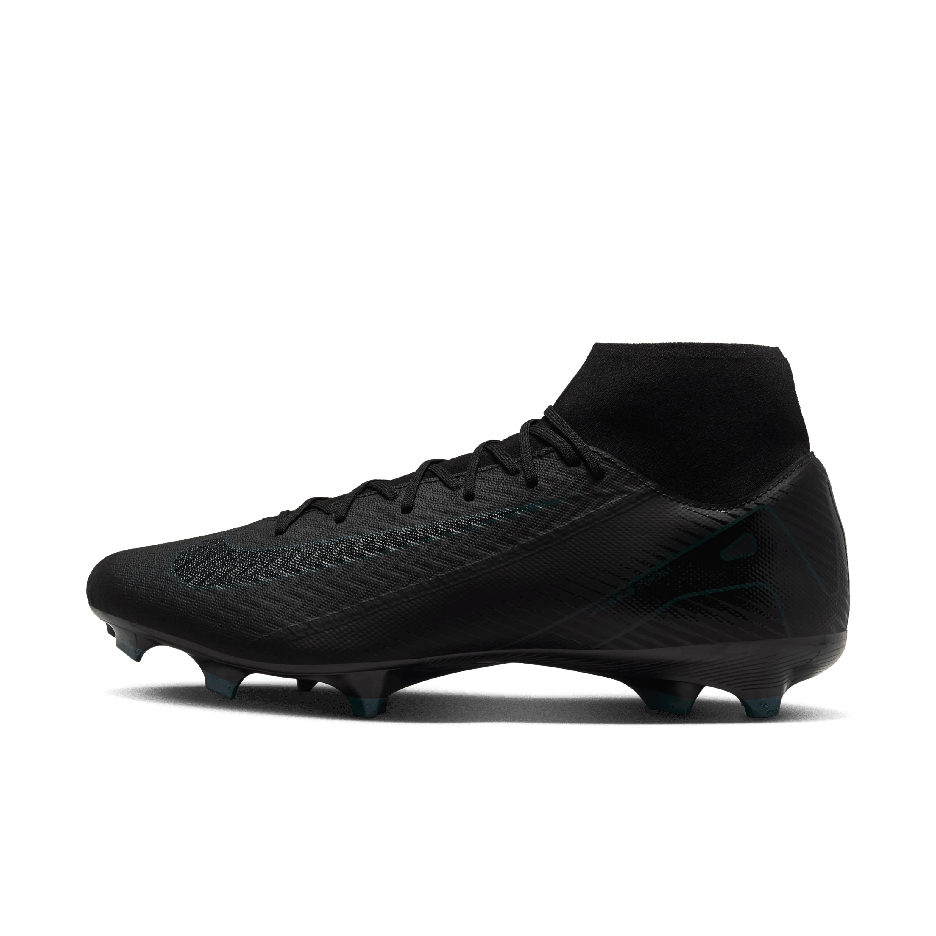 Nike Mercurial Superfly 10 Academy FG - Black/Black-Deep Jungle