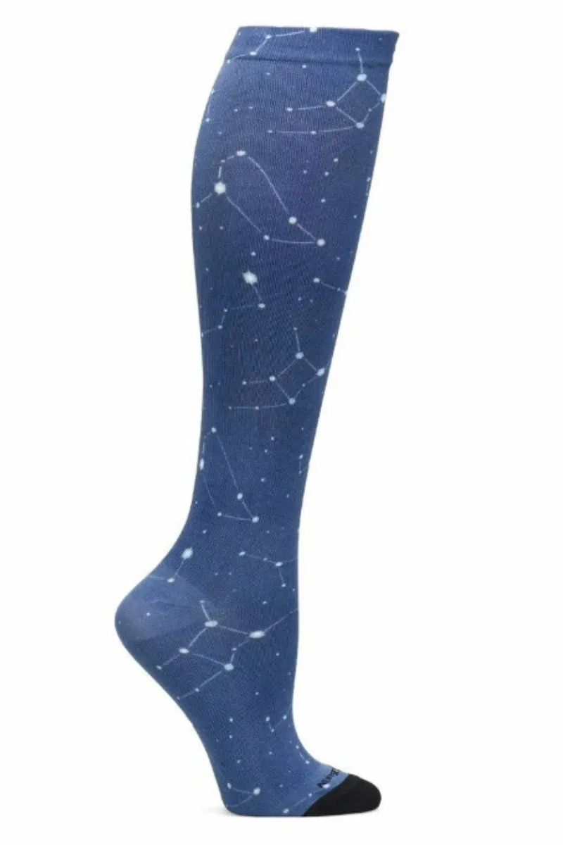 NurseMates Women's 360° Compression Socks | Celestial Sky