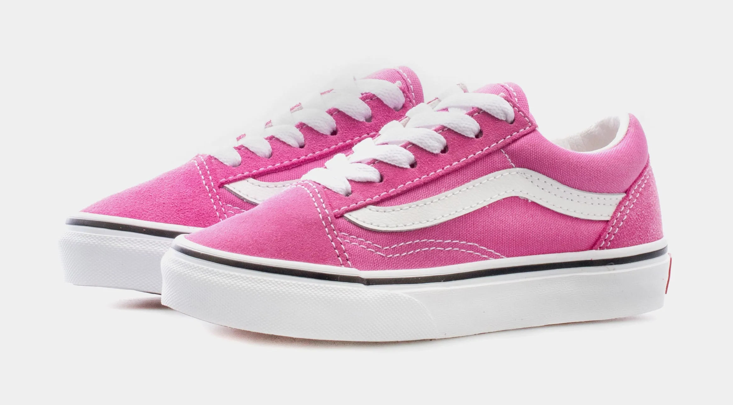 Old Skool Grade School Skate Shoes (Pink)