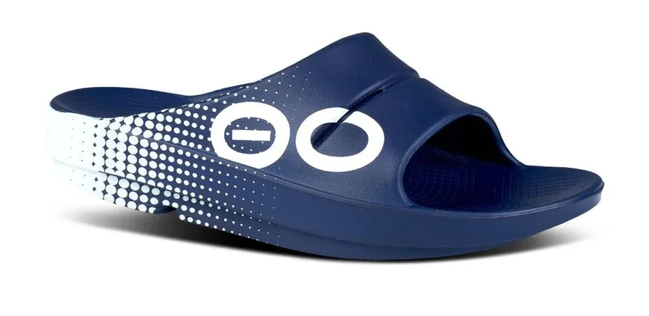 OOFOS OOahh Sport Slide - Matrix Navy