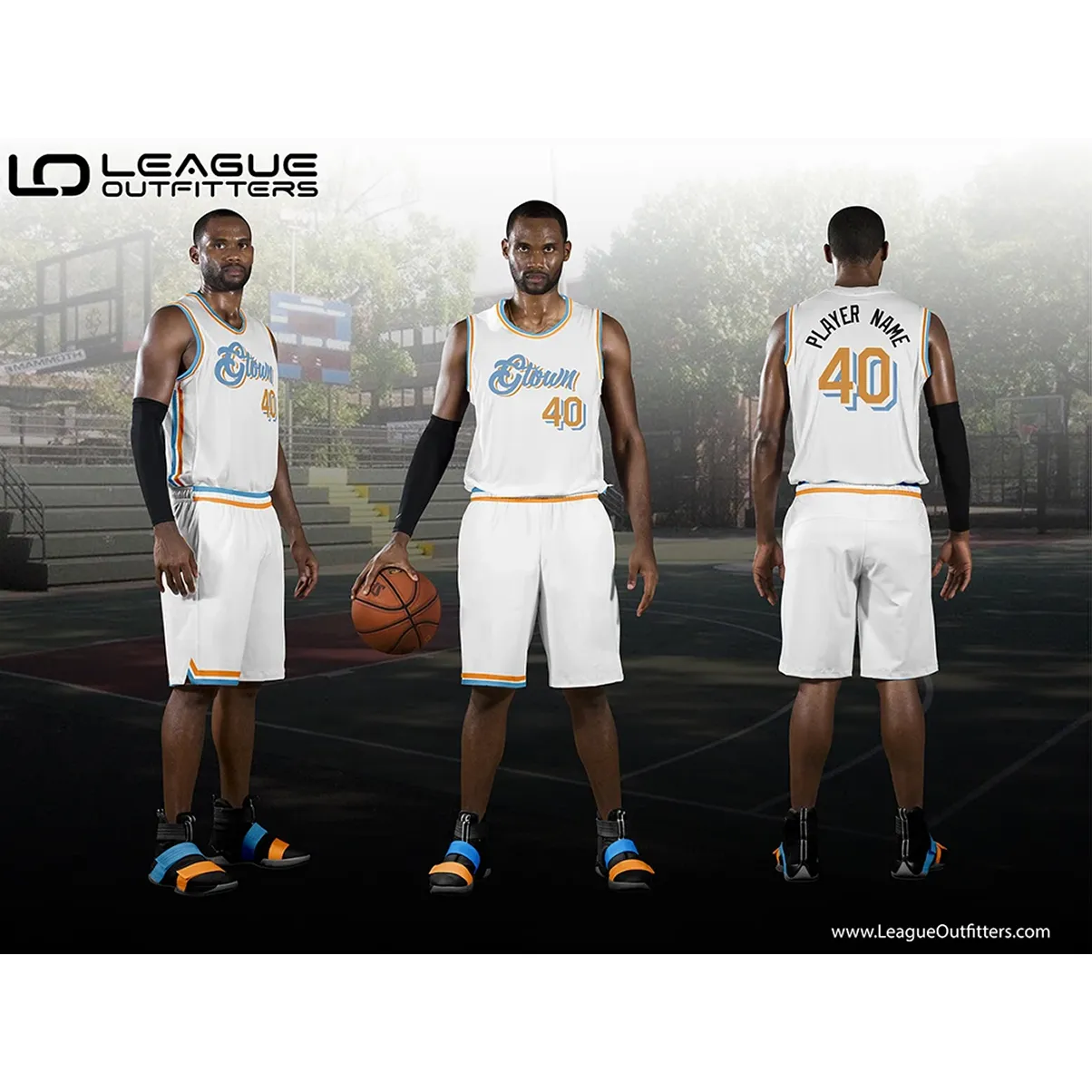 "Alley-oop" Reversible Basketball Premium Uniform Package