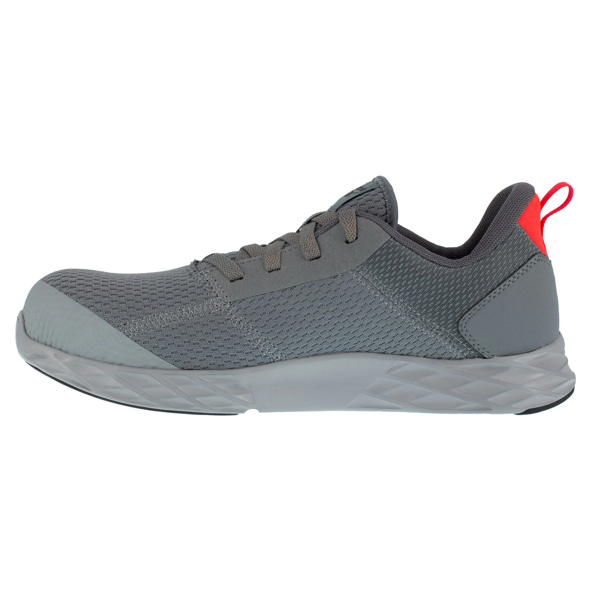 Reebok Mens Grey Mesh Oxfords Astroride Strike Work CT