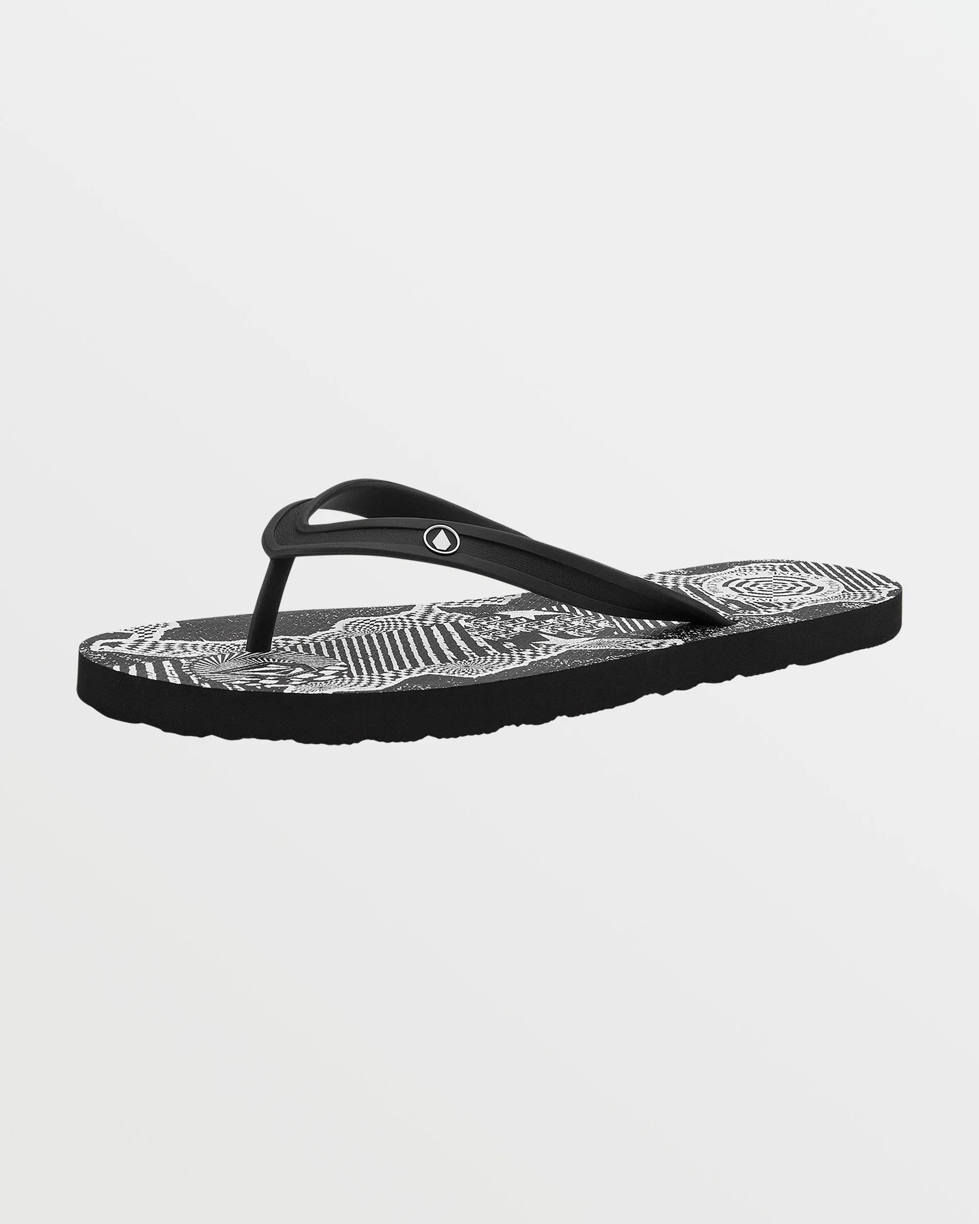 Rocker Sandals - Black Print