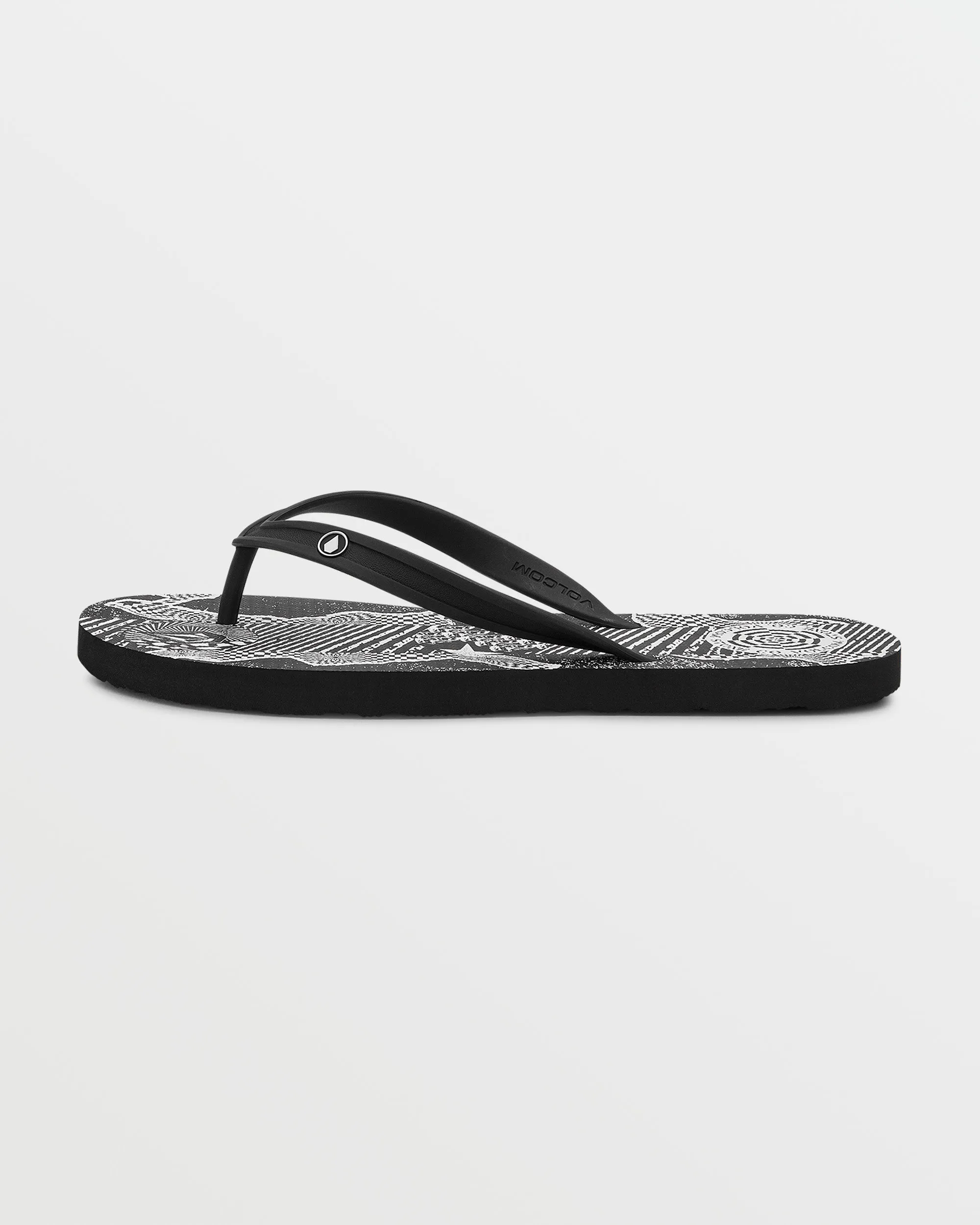 Rocker Sandals - Black Print