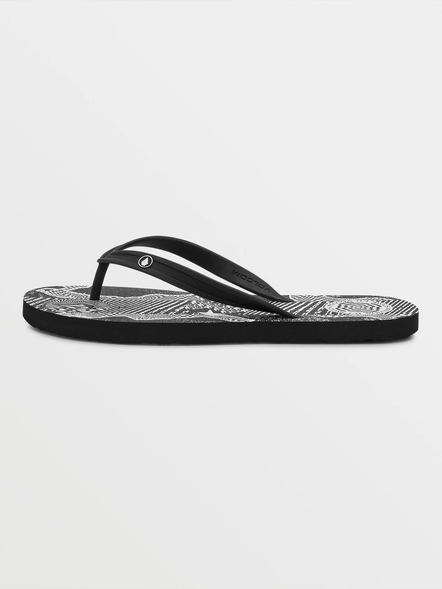 Rocker Sandals - Black Print