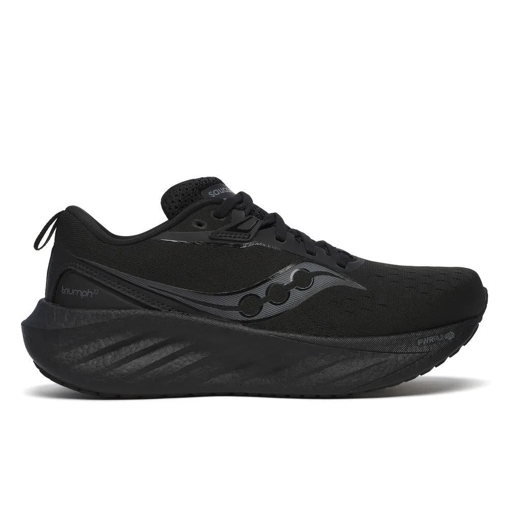 Saucony Women's Triumph 22 Running Shoes Triple Black