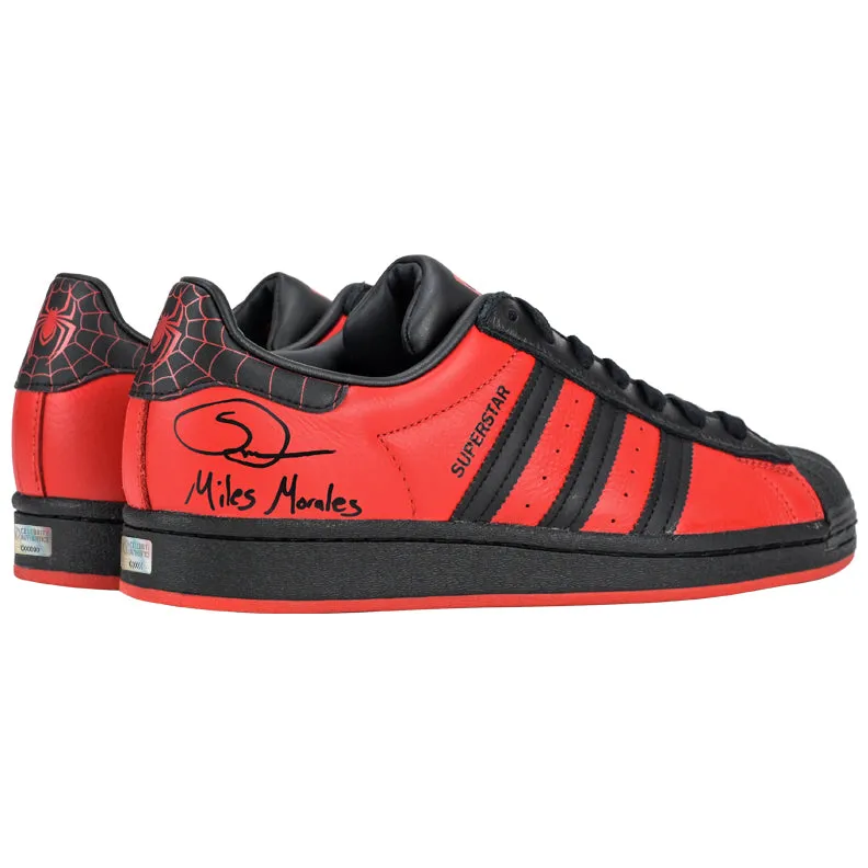 Shameik Moore Autographed Adidas Marvel's Spider-Man: Miles Morales Superstar Shoes