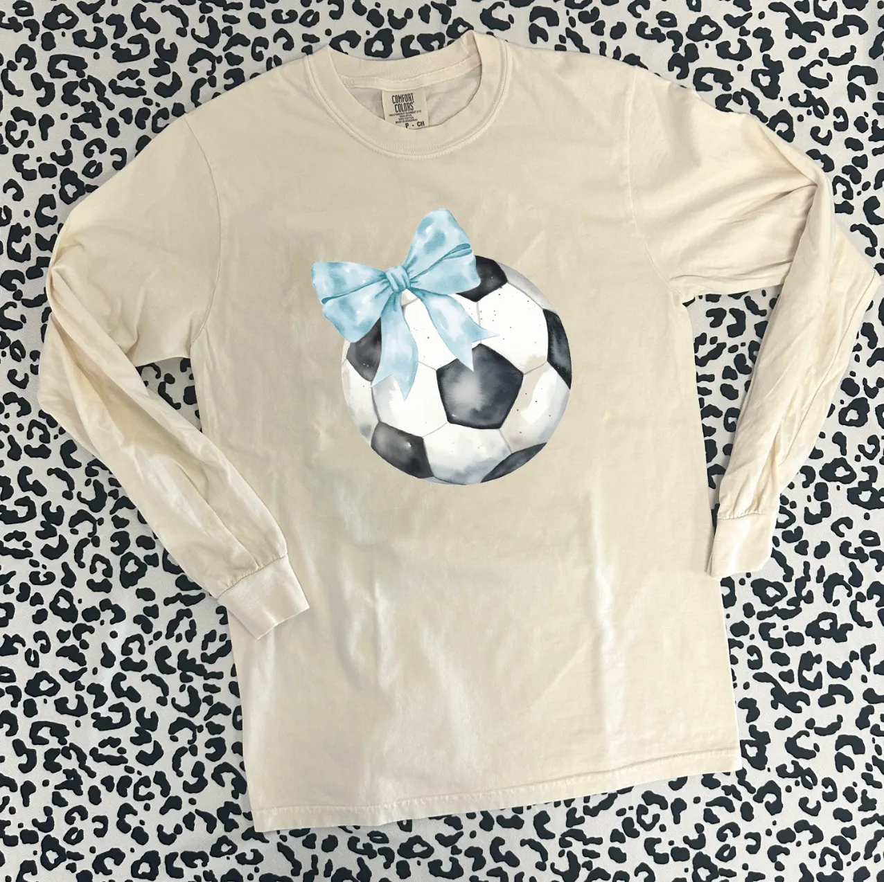 SPORTS LIFE 2024: Soccer Coquette Bow **CUSTOMIZABLE BOW & BACK** (BELLA CANVAS CREW, BELLA VNECK, SHORTSLEEVE, LONGSLEEVE & SWEATSHIRT)