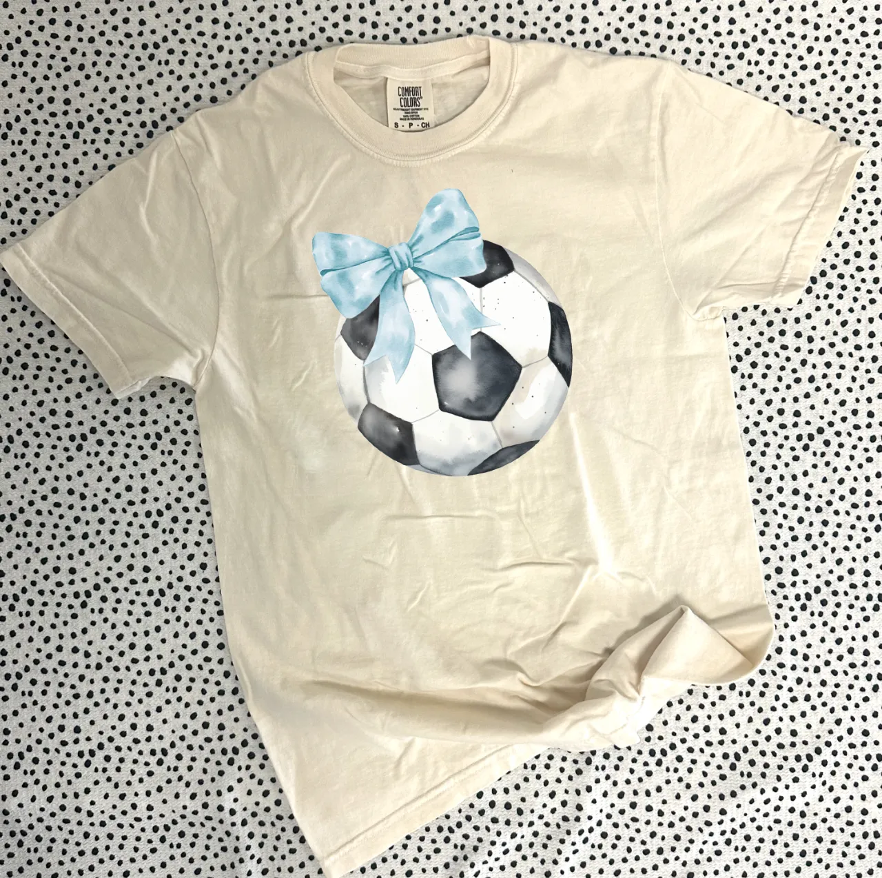 SPORTS LIFE 2024: Soccer Coquette Bow **CUSTOMIZABLE BOW & BACK** (BELLA CANVAS CREW, BELLA VNECK, SHORTSLEEVE, LONGSLEEVE & SWEATSHIRT)