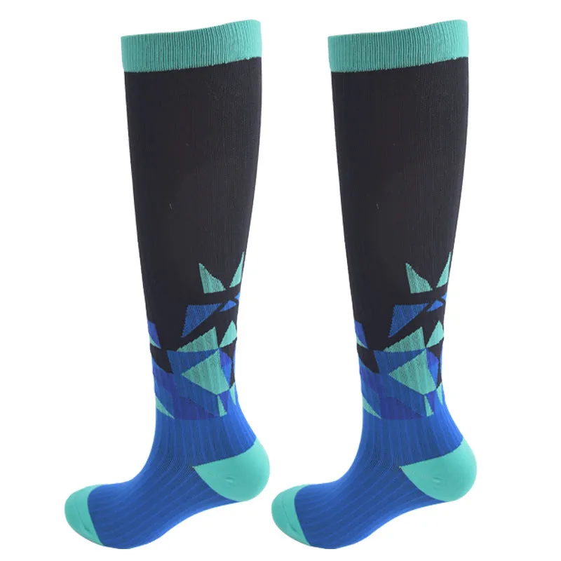 Sports Running Fitness Socks Compression Socks Calf Sock 4 Pairs