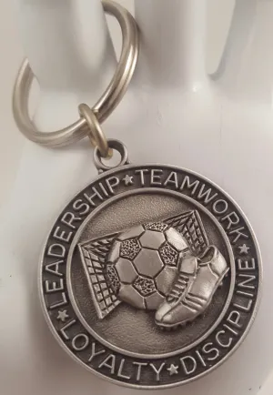 St Christopher Sport Key Chain-Soccer   **DISCONTINUED***