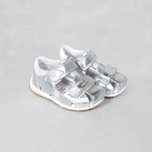 'Superfit' Silver Leather Sandals - UK Child Size 4 / EU 20