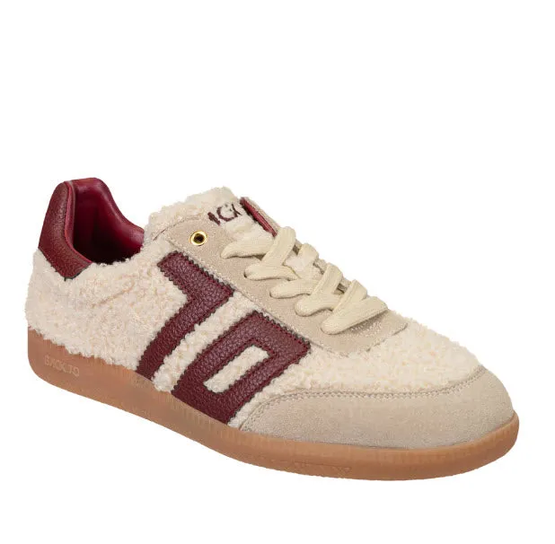 The Teddy Retro Soccer Lace Sneaker in Butter Wine