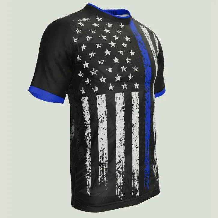 Thin Blue Line Custom USA Jersey