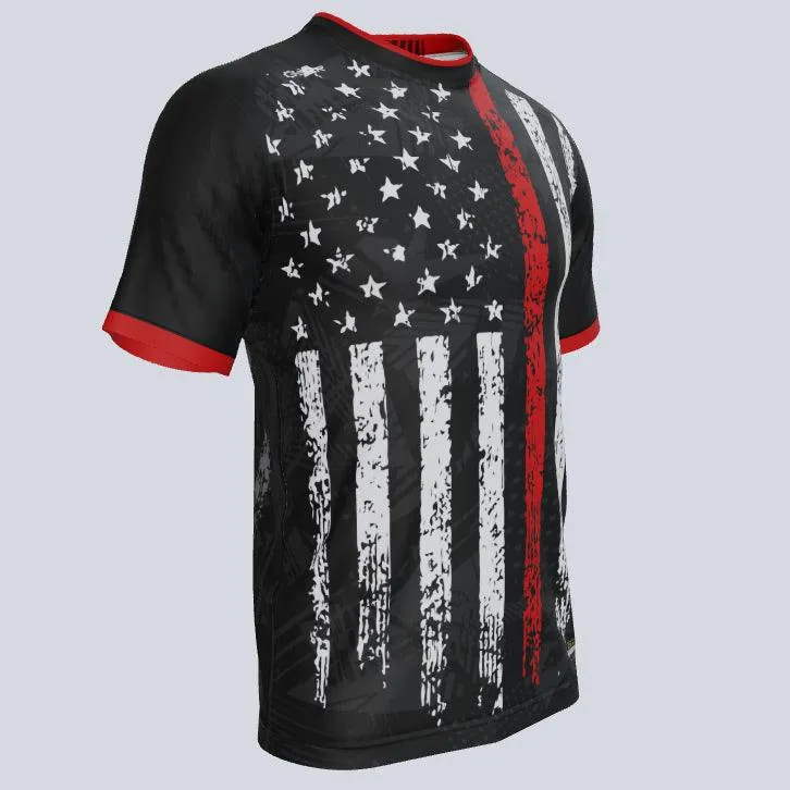 Thin Red Line Custom USA Jersey