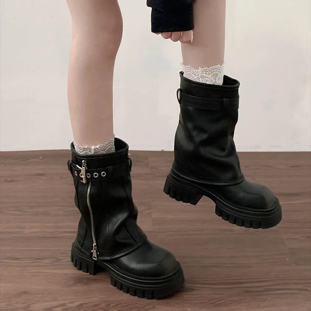 Uniwim Gift Forbidden Girlfriend Chunky Boots