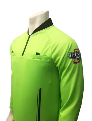 USA901IN FG Smitty "Made in USA" - Indiana Florescent Green Long Sleeve Soccer Shirt