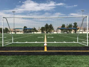 Vallerta® Premier 18 X 7 Ft. 2" Heavy Duty Steel Frame Goal w/Premium 4MM Net