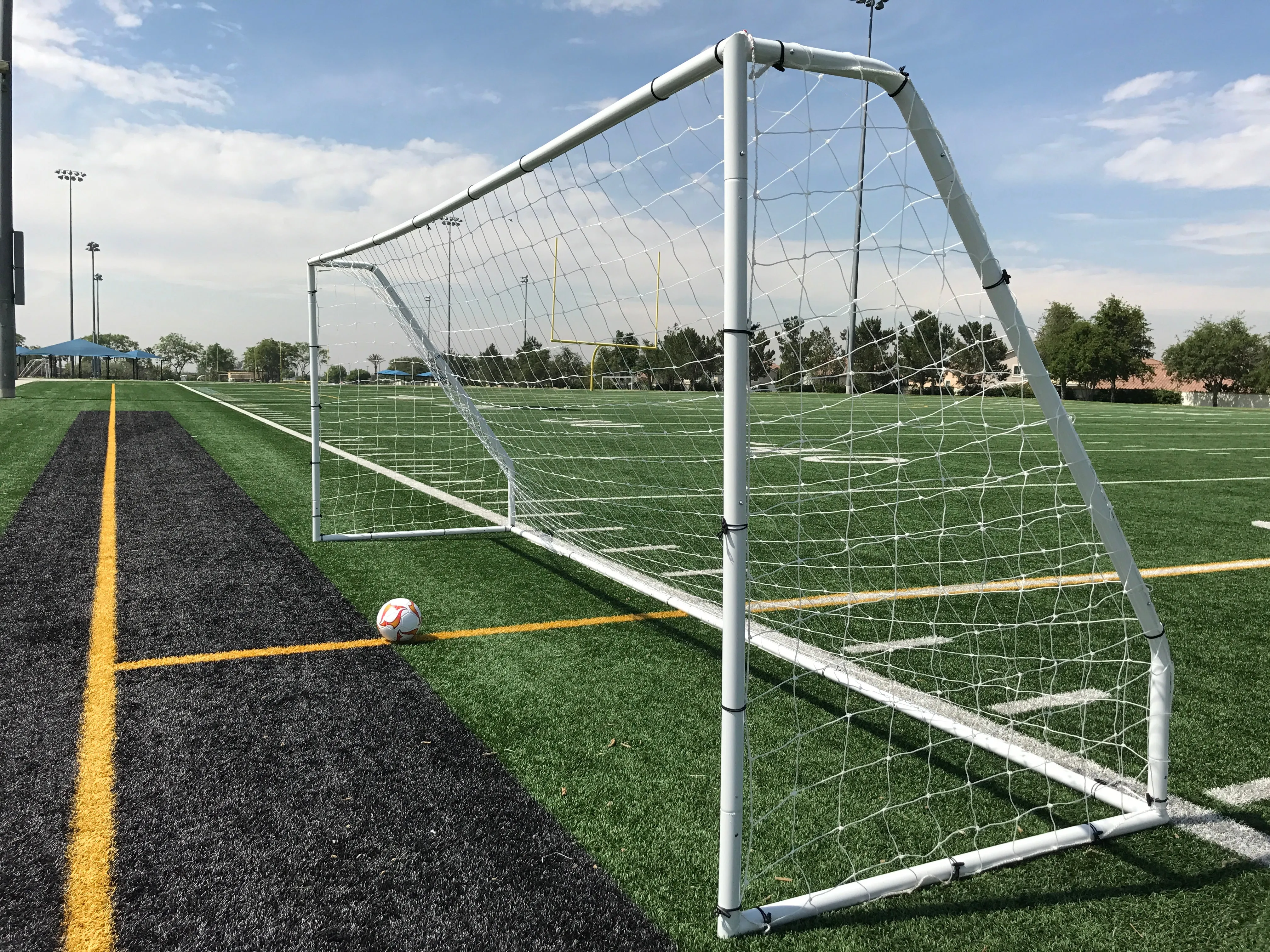 Vallerta® Premier 18 X 7 Ft. 2" Heavy Duty Steel Frame Goal w/Premium 4MM Net