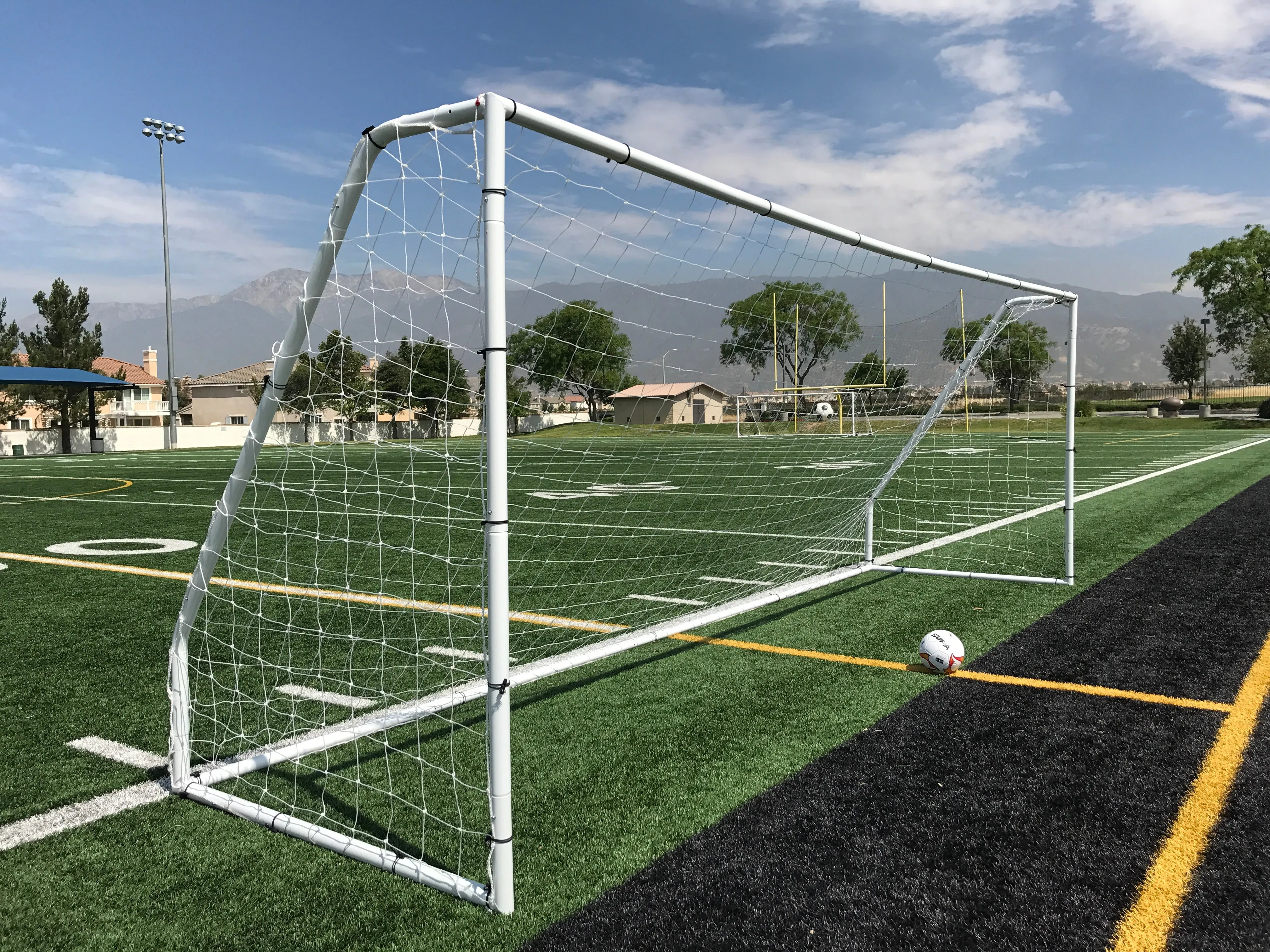 Vallerta® Premier 18 X 7 Ft. 2" Heavy Duty Steel Frame Goal w/Premium 4MM Net