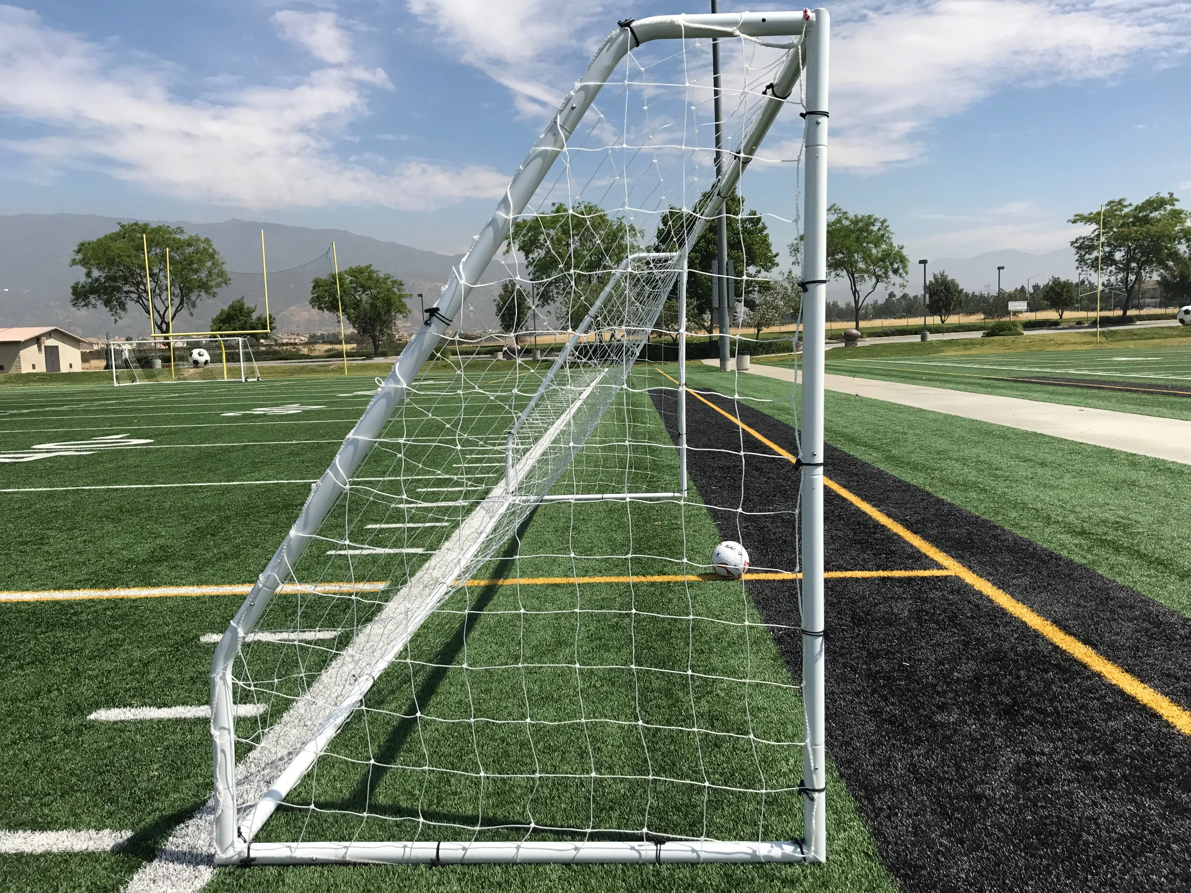 Vallerta® Premier 18 X 7 Ft. 2" Heavy Duty Steel Frame Goal w/Premium 4MM Net