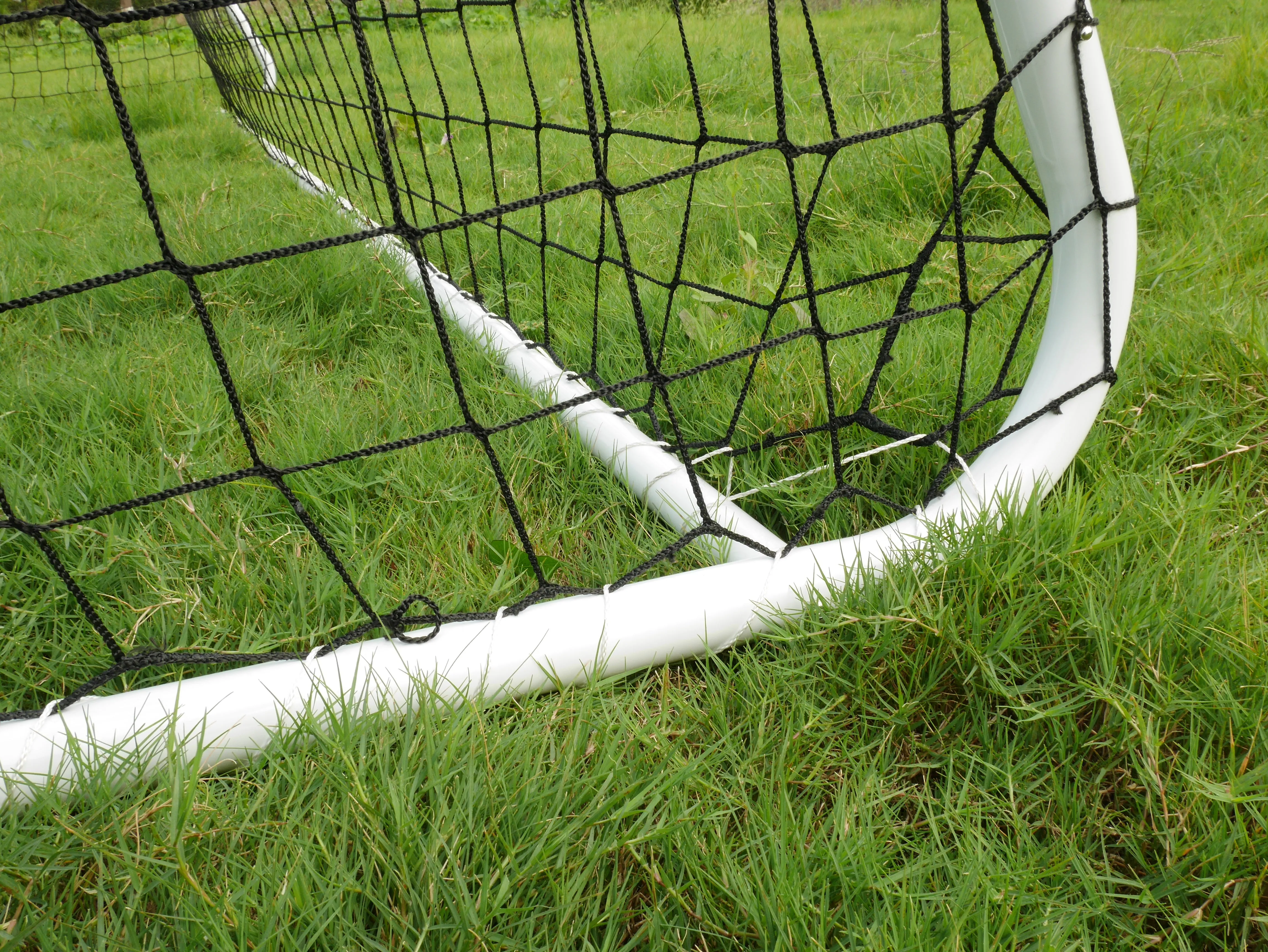 Vallerta® Signature Series 12 X 6 Ft. Checkered Futsal Soccer Goal w/ Anti-Sag Cross Bar.